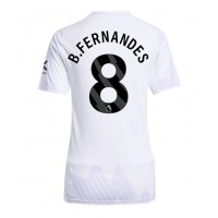 Stroje piłkarskie Manchester United Bruno Fernandes #8 Koszulka Wyjazdowej dla damskie 2025-26 Krótki Rękaw